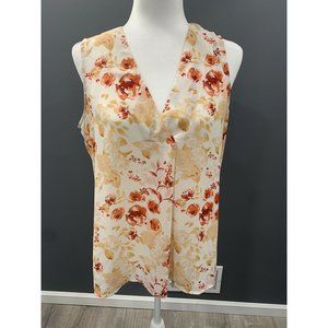 Lex & Madison Medium Sleeveless Shirt Floral f